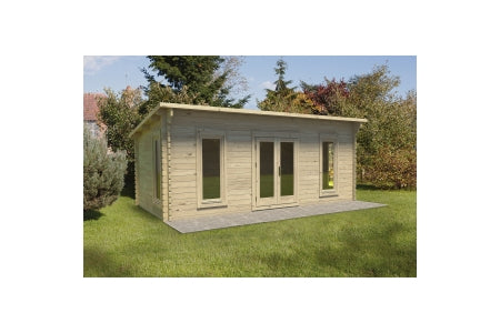 Arley Log Cabin and Underlay - 6 x 3m