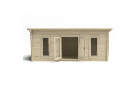 Arley Log Cabin and Underlay - 6 x 3m