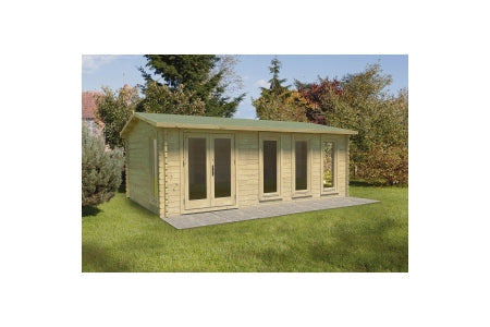 Blakedown Log Cabin and Underlay - 6 x 4m