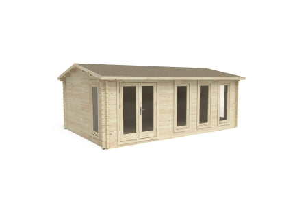 Blakedown Log Cabin Underlay and Felt 34 Installed - 6 x 4m