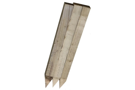Bsw Green Treated Pointed Pegs 50 x 50mm x 0.6m