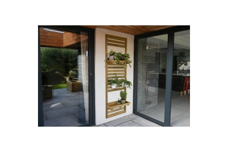 Slatted Wall Planter - 2 Shelf - 1800 x 600 x 35mm