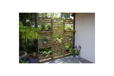 Slatted Wall Planter - 2 Shelf - 1800 x 600 x 35mm