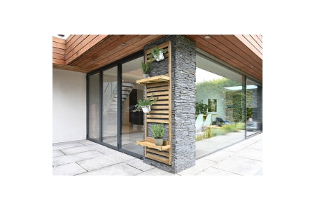Slatted Wall Planter 2 Shelf - 1800 x 600 x 35mm