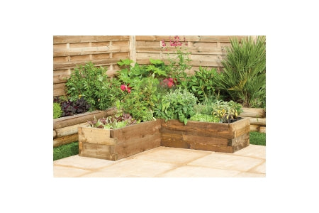 Caledonian Corner Planter - 280 x 1310 x 1310mm