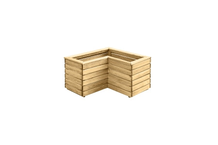 Linear Corner Planter - 440 x 800 x 800mm