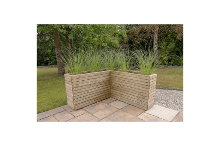 Linear Corner Planter - 850 x 1600 x 1600mm