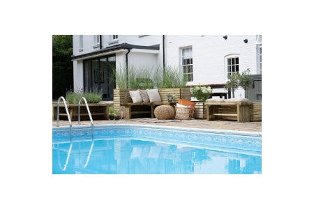 Linear Corner Planter - 850 x 1600 x 1600mm