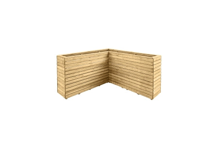 Linear Corner Planter - 850 x 1600 x 1600mm