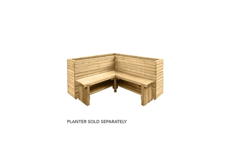 Linear Corner Planter - 850 x 1600 x 1600mm