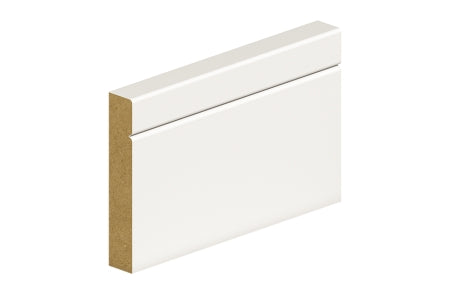 SAM4288 Round & V Groove Primed MDF 18 x 144 x 4200mm - Pack of 4