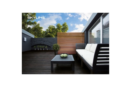 Fence Panel - Skyline Western Red Cedar Slats - 25.4 x 50.8mm - 1.83m Length