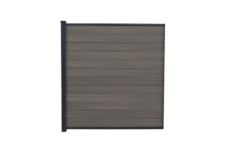 Composite Fence Kit - 6ft In-Ground -  Piranha Antique Grey - 6ft