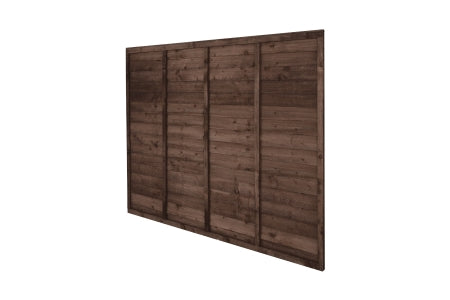 Fence Panel - Pressure Treated Brown Superlap - 1.83m x 1.68m