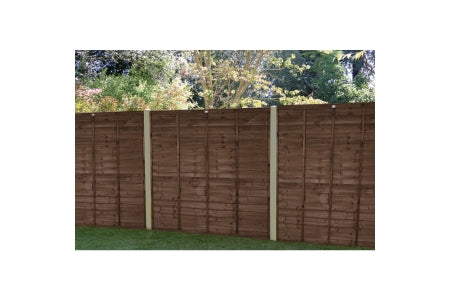 Fence Panel - Pressure Treated Brown Superlap - 1.83m x 1.68m