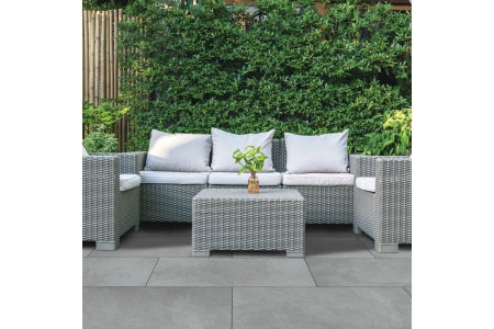 Porcelain Paving Station - Black - 600 x 600 x 20mm