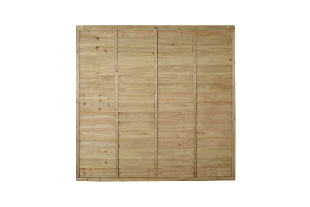 Fence Panel - Forest Garden Pressure Treated Superlap - 1.83m x 1.68m 6ft x 5'6ft