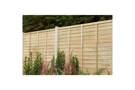 Fence Panel - Forest Garden Pressure Treated Superlap - 1.83m x 1.68m 6ft x 5'6ft
