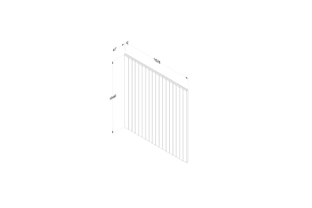 Fence Panel - Dip Treated Closeboard - 1.83m x 1.83m