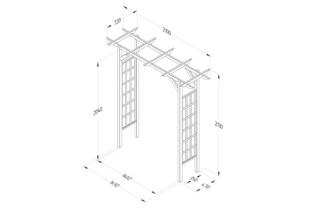 Classic Flat Top Arch