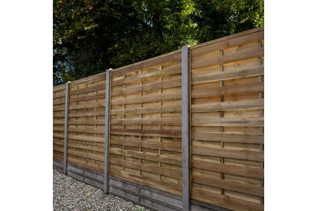 Fence Panel - Pressure Treated Decorative Flat Top - 1.83m x 1.83m