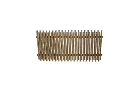 Fence Panel - Pressure Treated Contemporary Picket Fence - 6ft x 3ft