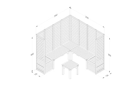 Modular Seating Option 3