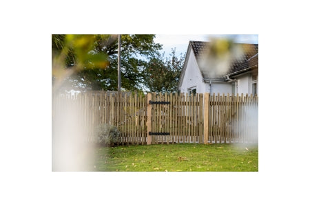 Contemporary Picket Gate - 3ft 0.90m - High Hd
