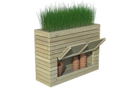 Linear Planter - Tall with Storage