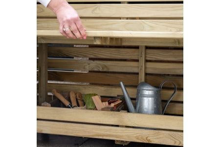 Linear Planter - Tall with Storage