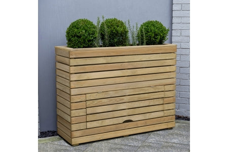 Linear Planter - Tall with Storage