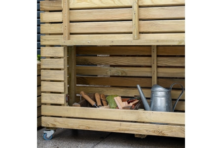 Linear Planter - Tall with Wheels