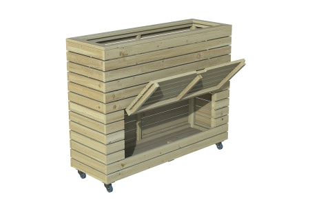Linear Planter - Tall with Wheels