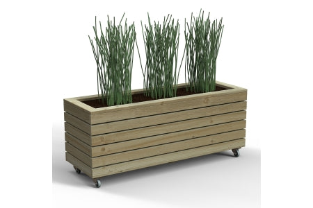 Linear Planter - Long with Wheels