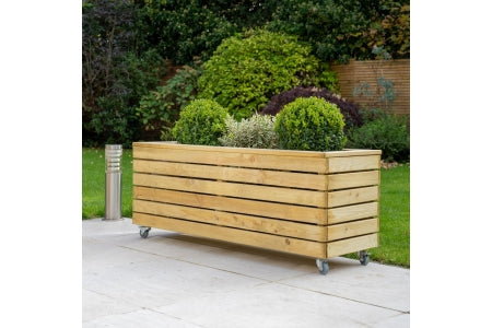 Linear Planter - Long with Wheels