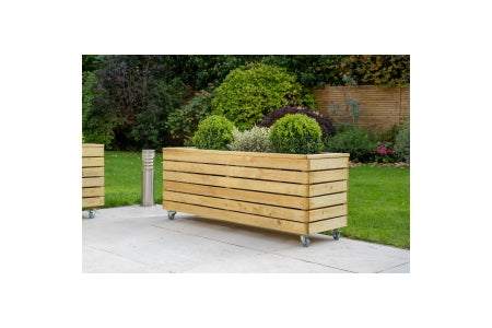 Linear Planter - Long with Wheels