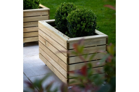 Linear Planter - Double with Wheels