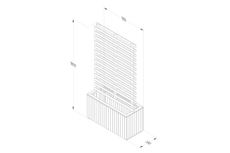 Living Screen Planter
