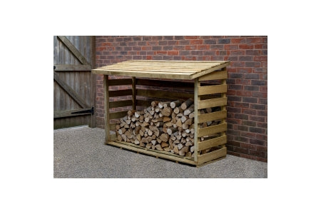 Large Pent Log Store