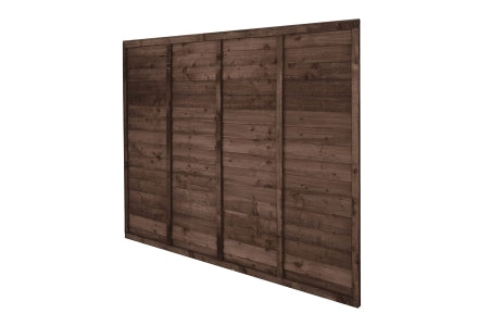 Fence Panel - Brown Pressure Treated Superlap - 1.83m x 1.68m