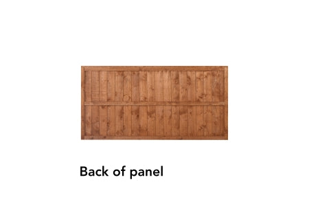 Closeboard Fence Panel - 6ft x 3ft - 1.83m x 0.91m