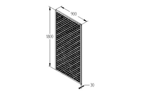 Wisley Lattice - 180 x 90cm