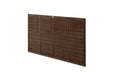 Fence Panel - 4ft Overlap Brown - 1828 x 1215 x 40 - Pack Of 5