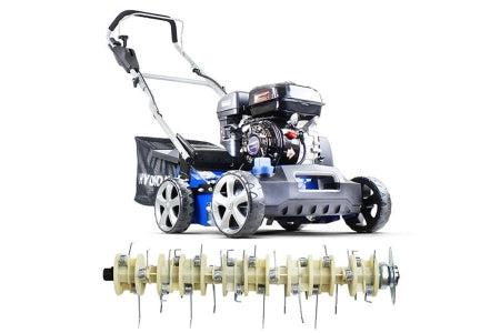 Hyundai Petrol Lawn Scarifier & Aerator 212cc HYSC210