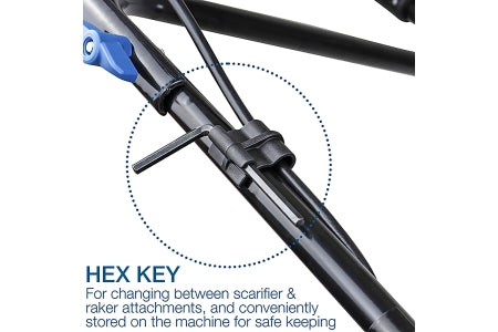 Hyundai 1800W Electric Lawn Scarifier / Aerator / Lawn Rake, 230V - HYSC1800E