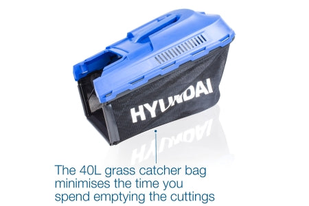 Hyundai 40v 36cm Cordless Roller Lawnmower - HYM40LI380P