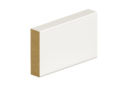 Square Edge Primed MDF SAM04 12 x 97 x 5490mm Radius 1.5mm - Pack of 4