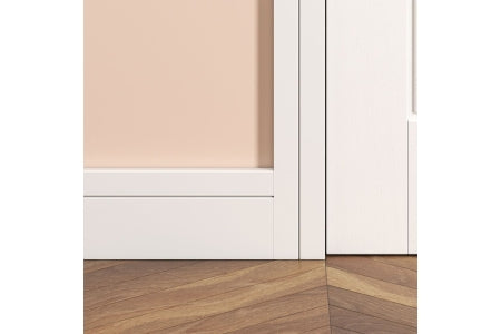 SAM5379 V Groove / Single Groove Dual purpose Skirting 14.5 x 94mm x 4.2M - Pack of 4