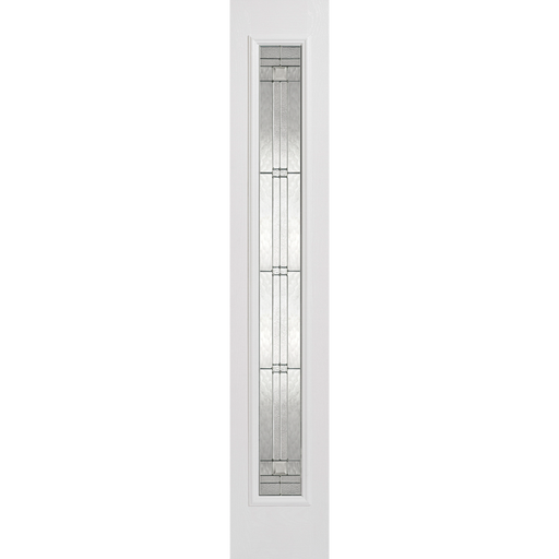 GRP SIDELIGHT WHITE GLAZED 1L ELEGANT