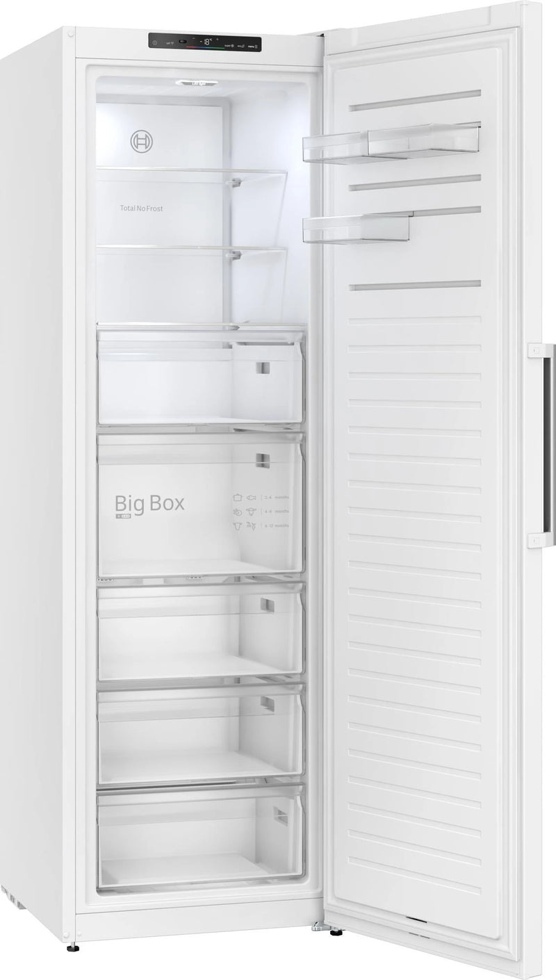 Bosch Series 4 GSN36VWDGG F/S Total No Frost Tall Freezer - White